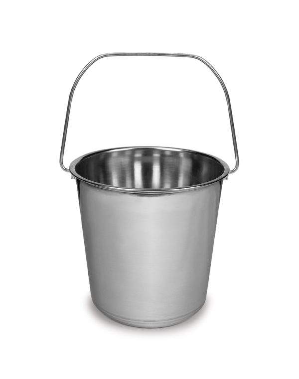 Cubo acero inoxidable - 8,5 litros.