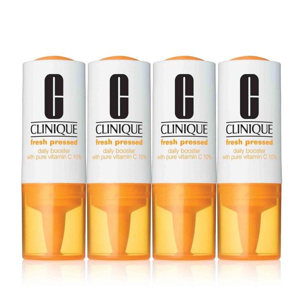 CLINIQUE FRESH PRESSED DAILY BOOSTER PURE VITAMIN C TREATMENT 4X8 5ML