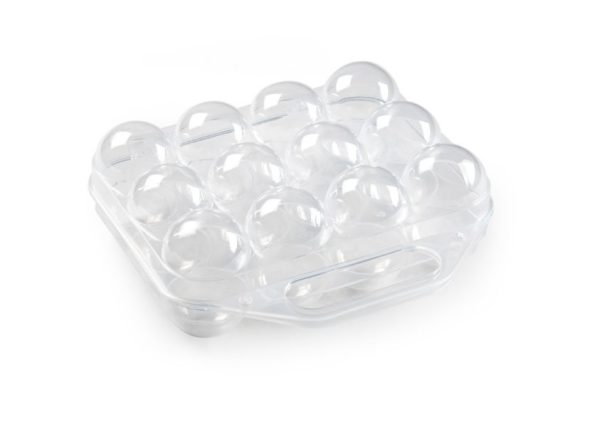 Huevera transparente