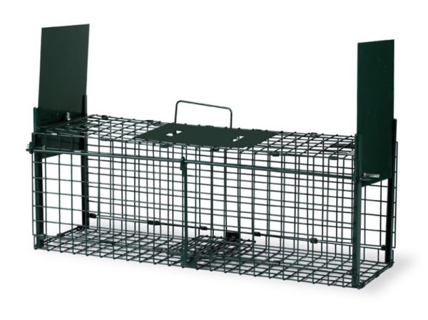 Jaula trampa plegable 2 puertas