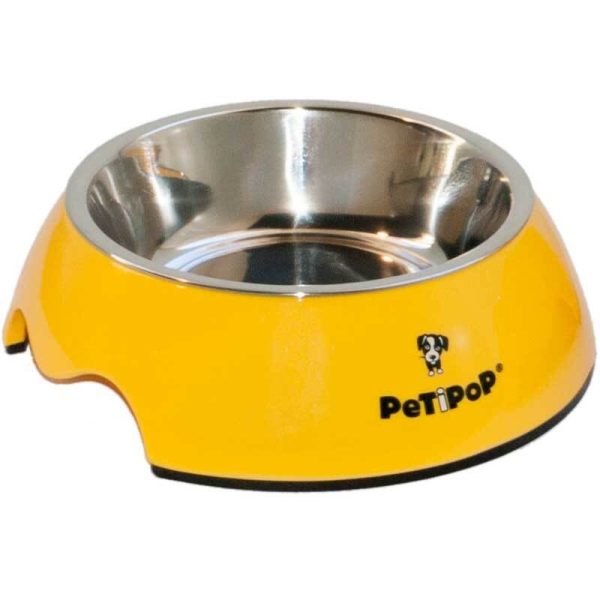 'Comedero Melamina Petipop Amarillo T''S'''