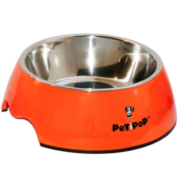 'Comedero Melamina Petipop Naranja T''M'''