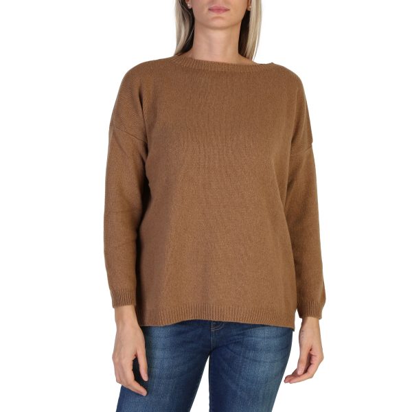 100% Cashmere Sweater DBT-FF7_E155-BEIGE