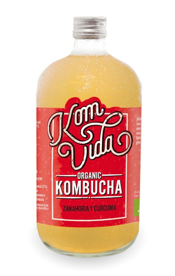 REFRIG KOMVIDA KOMBUCHA ZANAHORIA CURCUMA 750 ML