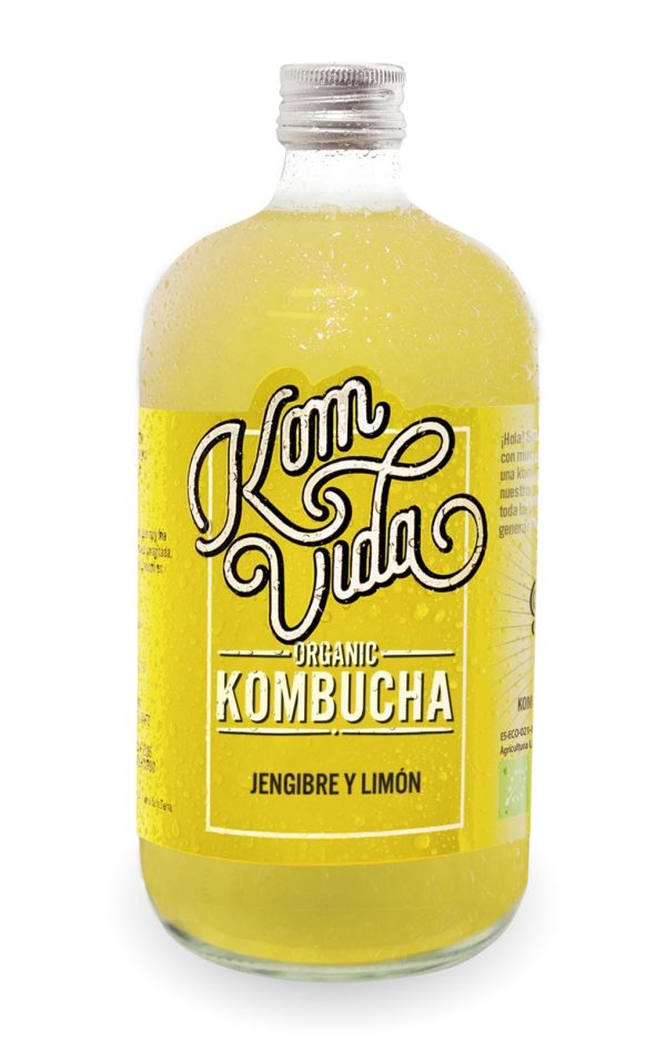 REFRIG KOMVIDA KOMBUCHA JENGIBRE Y LIMON 750ML