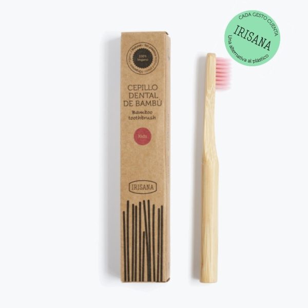 CEPILLO DENTAL BAMBU KIDS ROSA IRISANA