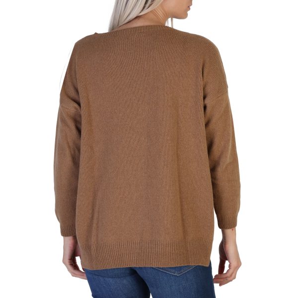 100% Cashmere Sweater DBT-FF7_E155-BEIGE - Image 2