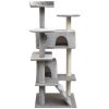Árvore para gatos c/ postes arranhadores sisal 125 cm cinzento - Image 2