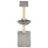 Árvore para gatos c/ postes arranhadores sisal 105 cm cinzento - Image 3
