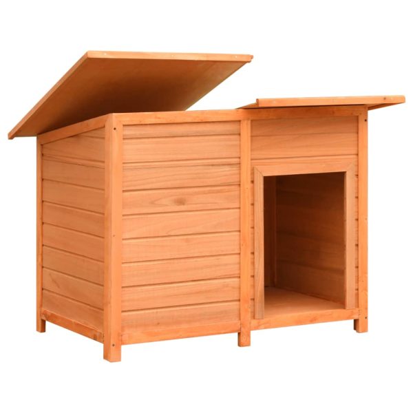 Casota para cão pinho e abeto maciços 120x77x86 cm - Image 3