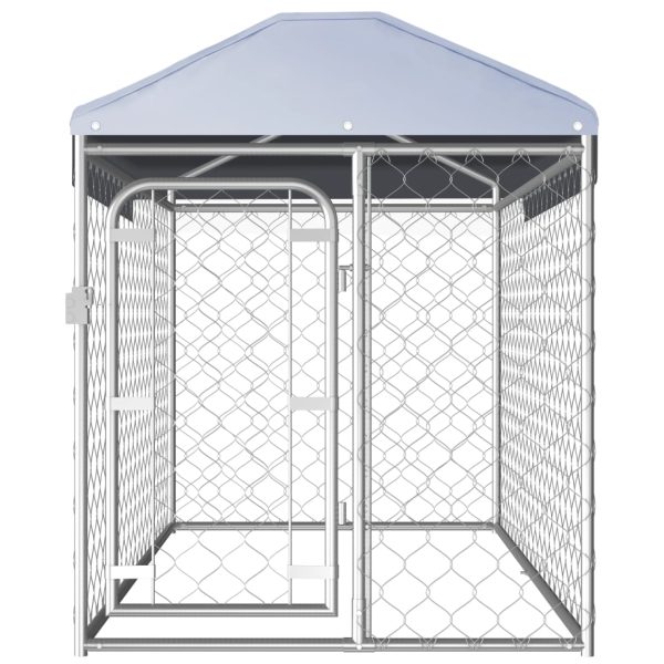 Canil de exterior com telhado 200x100x125 cm - Image 2