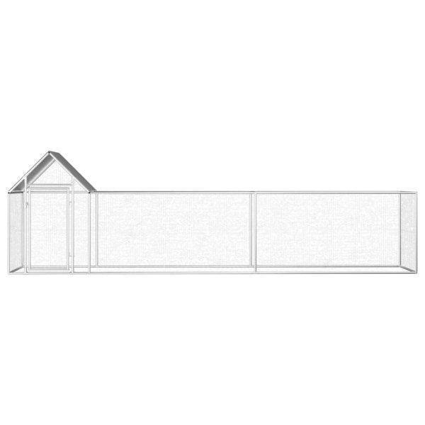Galinheiro 5x1x1,5 m aço galvanizado - Image 2
