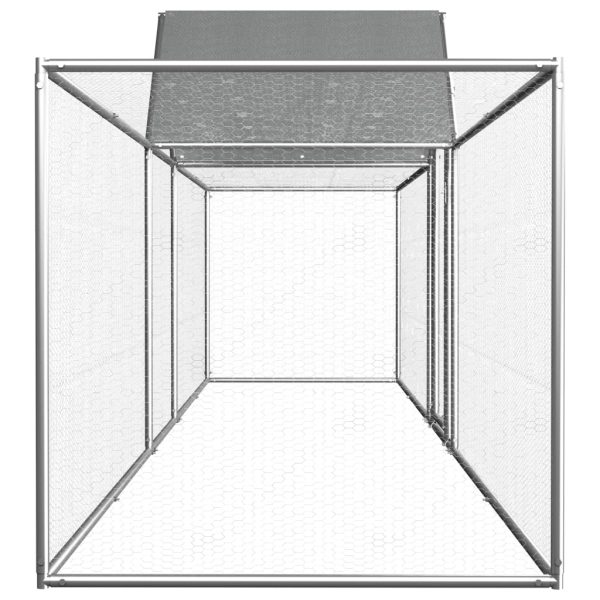 Galinheiro 5x1x1,5 m aço galvanizado - Image 3