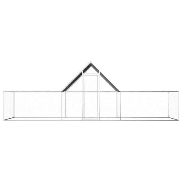 Galinheiro 6x2x2 m aço galvanizado - Image 2