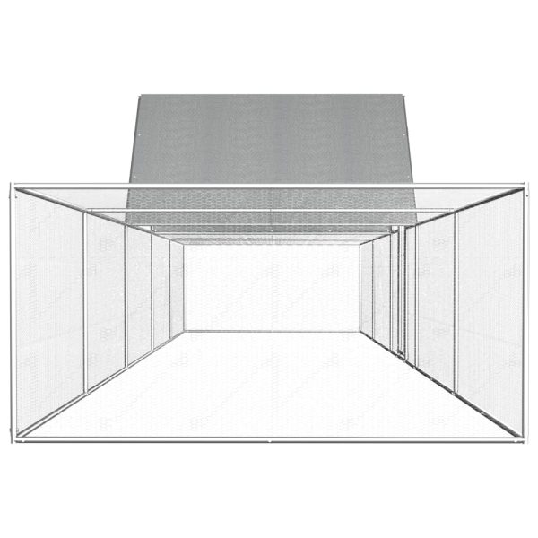 Galinheiro 10x2x2 m aço galvanizado - Image 3
