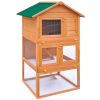 Coelheira para animais pequenos 3 andares madeira - Image 2