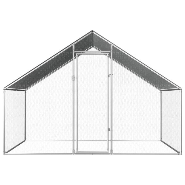 Galinheiro exterior em aço galvanizado 2,75x2x1,92 m - Image 2