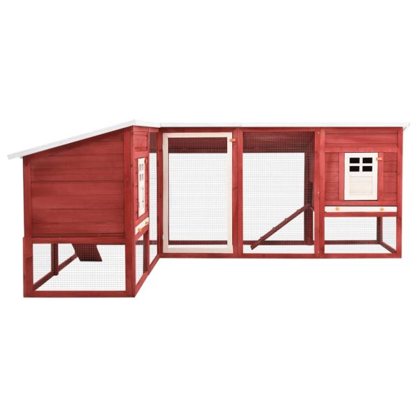 Coelheira exterior c/ parque abeto maciço vermelho e branco - Image 3