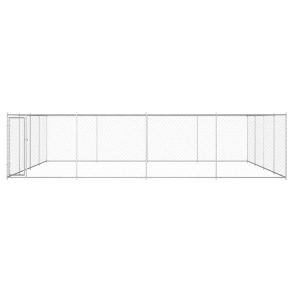 Canil de exterior em aço galvanizado 760x760x185 cm - Image 2