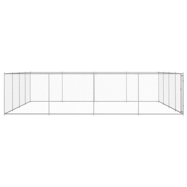 Canil de exterior em aço galvanizado 760x760x185 cm - Image 3