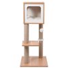 Árvore para gatos com tapete arranhador sisal 90 cm - Image 2