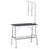 Mesa de grooming ajustável para cães com 2 laços e cesto - Image 2