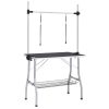 Mesa de grooming ajustável para cães com 2 laços e cesto - Image 2