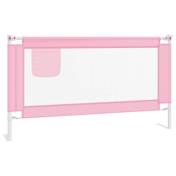 Barra de segurança p/ cama infantil tecido 150x25 cm rosa - Image 2