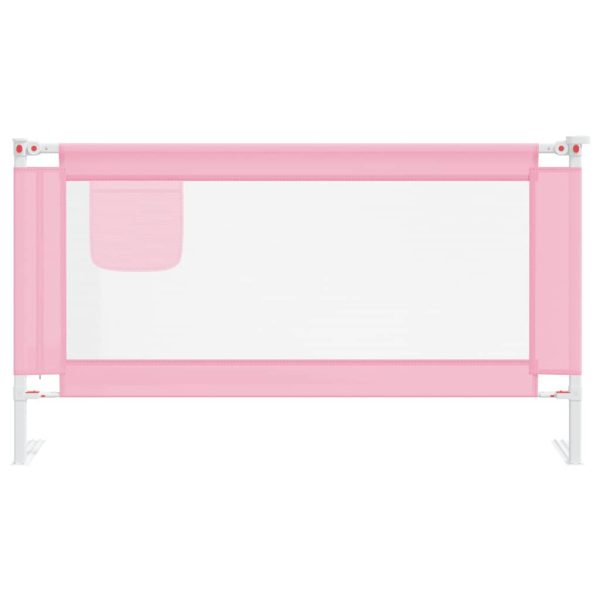 Barra de segurança p/ cama infantil tecido 150x25 cm rosa - Image 3
