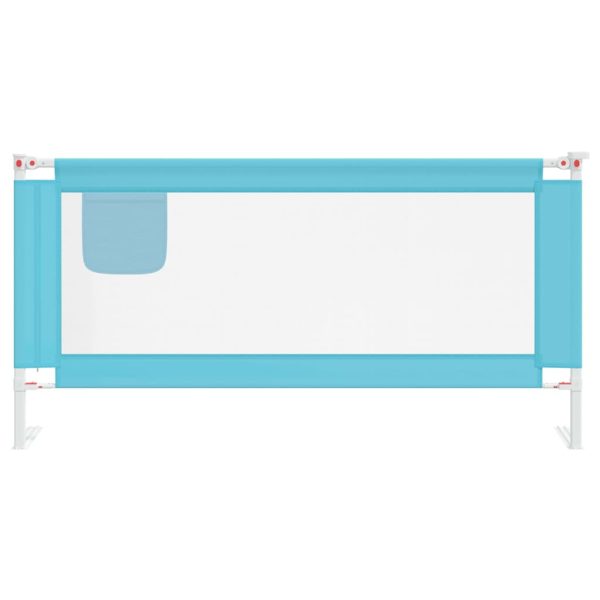 Barra de segurança p/ cama infantil tecido 180x25 cm azul - Image 3