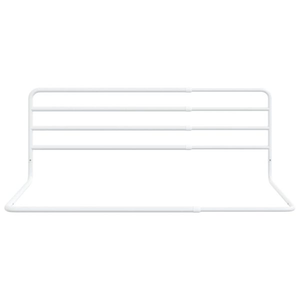 Barra de segurança p/ cama infantil (76-137)x55 cm ferro branco - Image 3