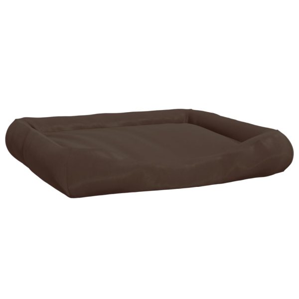 Almofadão p/ cães c/ almofadas 115x100x20cm oxford castanho - Image 2