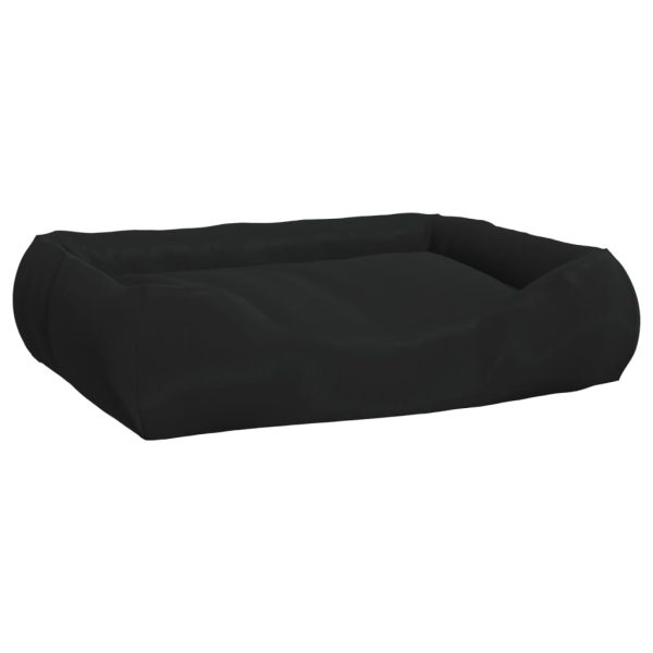 Almofadão p/ cães com almofadas 75x58x18 cm oxford preto - Image 2
