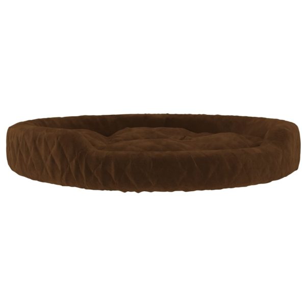 Cama para cães 70x55x23 cm pelúcia castanho - Image 2