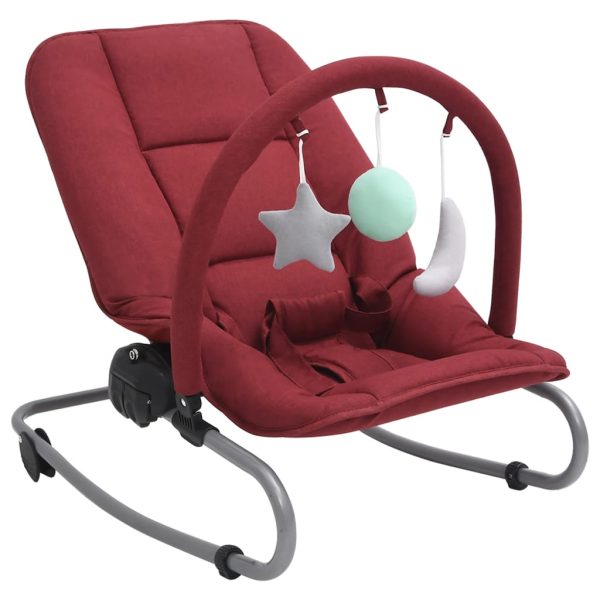 Baloiço de bebé aço vermelho
