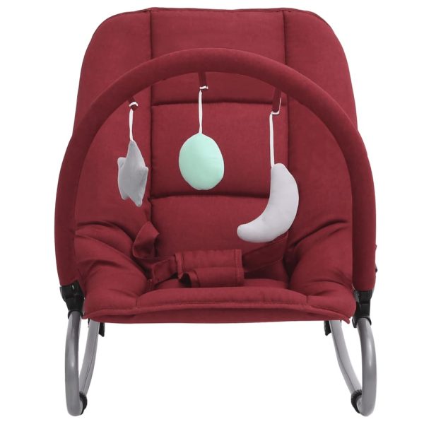 Baloiço de bebé aço vermelho - Image 2