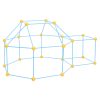 72 pcs kit de construção de forte para crianças