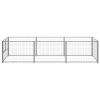 Canil para cães 3 m² aço prateado - Image 2