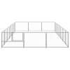 Canil para cães 21 m² aço prateado - Image 3