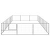 Canil para cães 27 m² aço prateado - Image 3