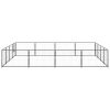 Canil para cães 16 m² aço preto - Image 2