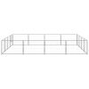 Canil para cães 16 m² aço prateado - Image 2