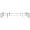 Canil para cães 16 m² aço prateado - Image 3