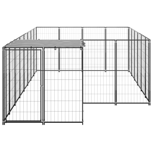 Canil 8,47 m² aço preto - Image 3