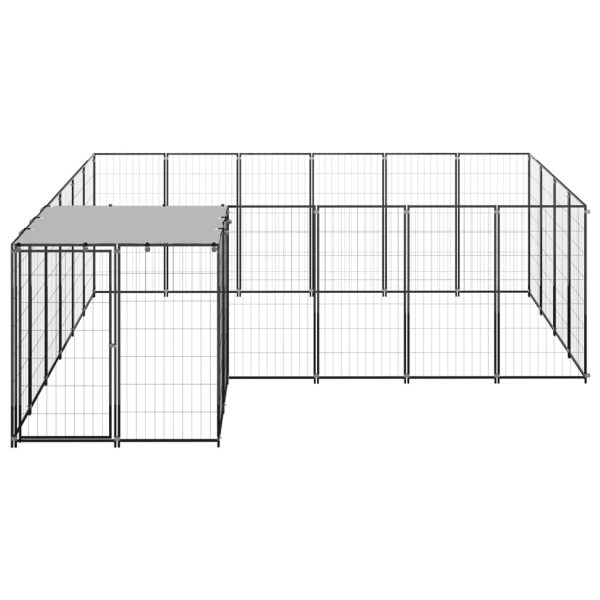 Canil 8,47 m² aço preto - Image 2