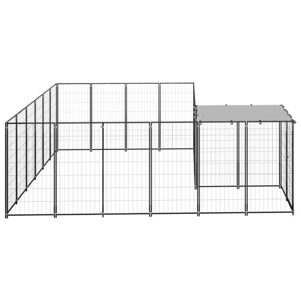 Canil 8,47 m² aço preto - Image 3