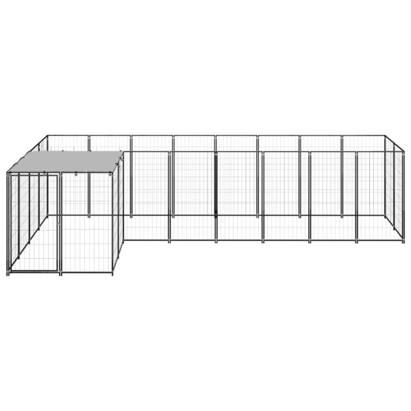 Canil 6,05 m² aço preto - Image 2