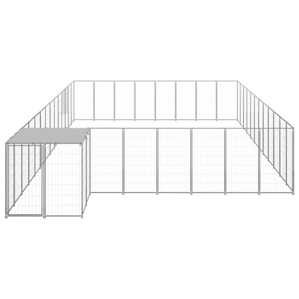 Canil 30,25 m² aço prateado - Image 2