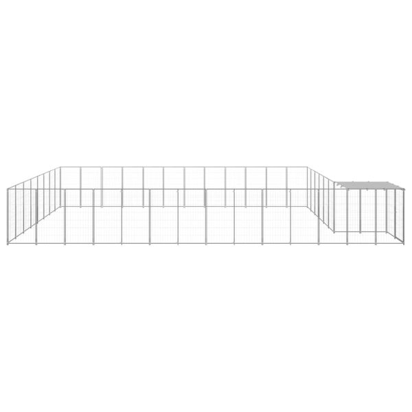Canil 30,25 m² aço prateado - Image 3