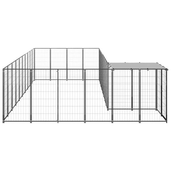 Canil 19,36 m² aço preto - Image 2